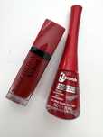 Bourjois Czerwona pomadka + lakier do paznokci