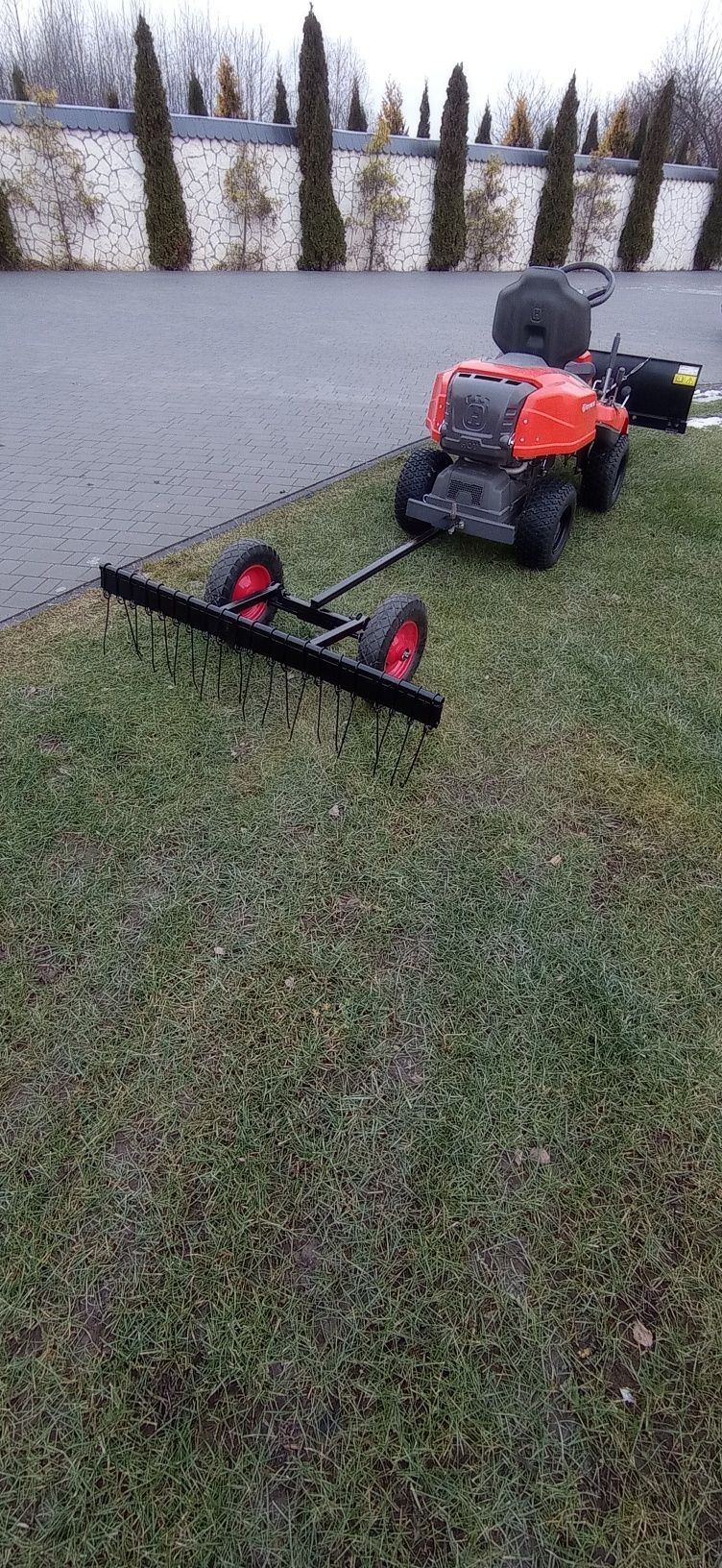 Wertykulator / aerator / brona do trawy ,liści gałęzi