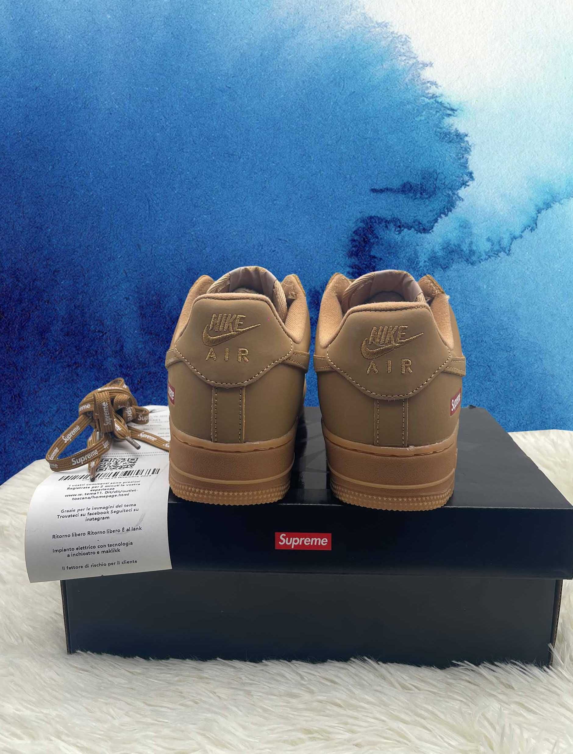 Nike Air Force 1 Low SP Supreme Wheat 42 EU / 8,5US / 26,5 CM