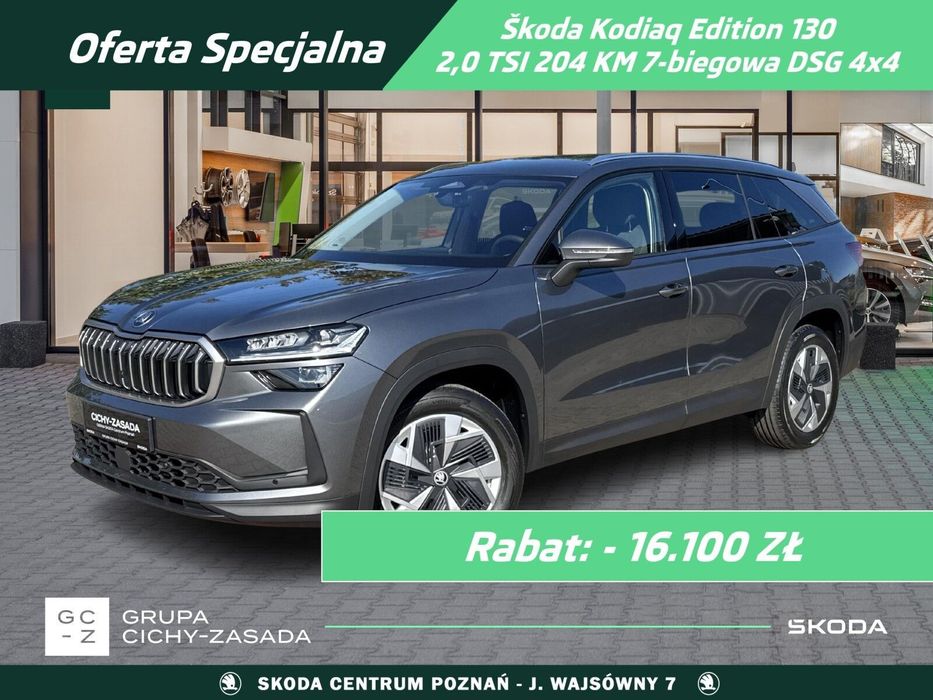 Skoda Kodiaq Kodiaq Selection Edition 130 2.0 TSI 204 KM 4x4 7-biegowa DSG