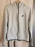 Szara męska rozpinana bluza z kapturem Nike tech fleece M