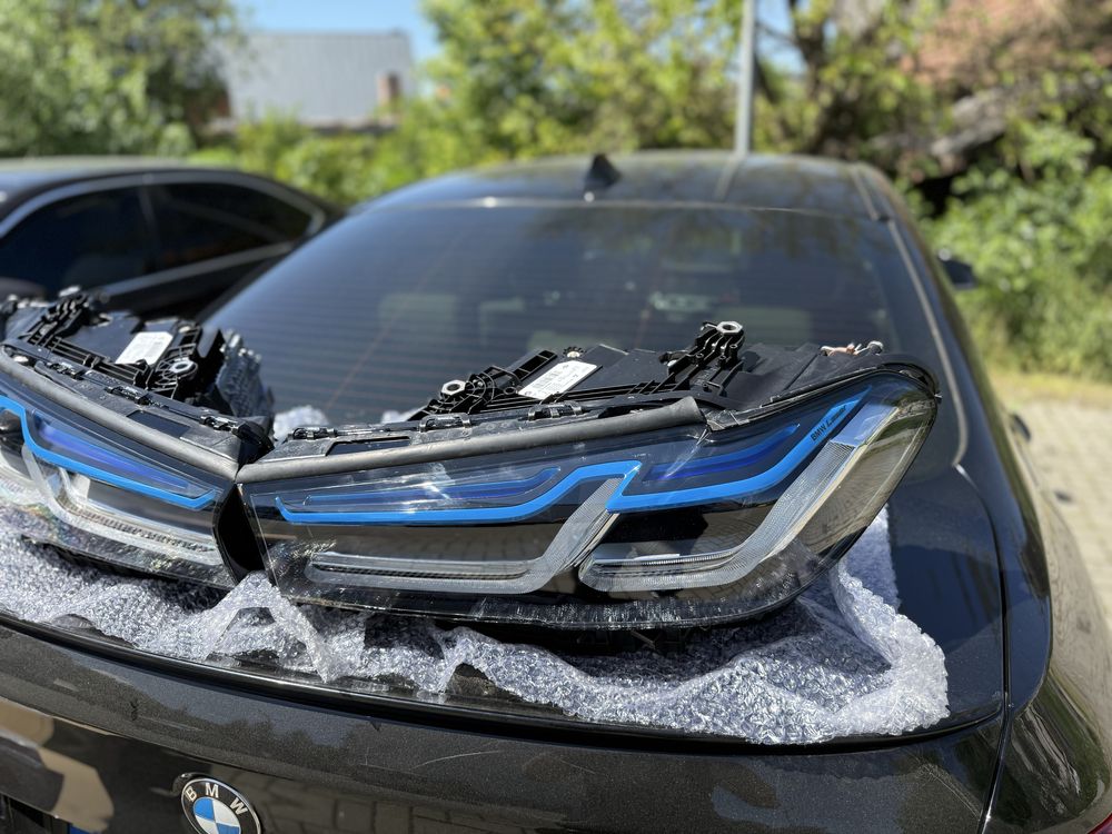 Фары BMW G30 / G31 2016-2020 LCI 2020+ рестайлинг (Laser black)