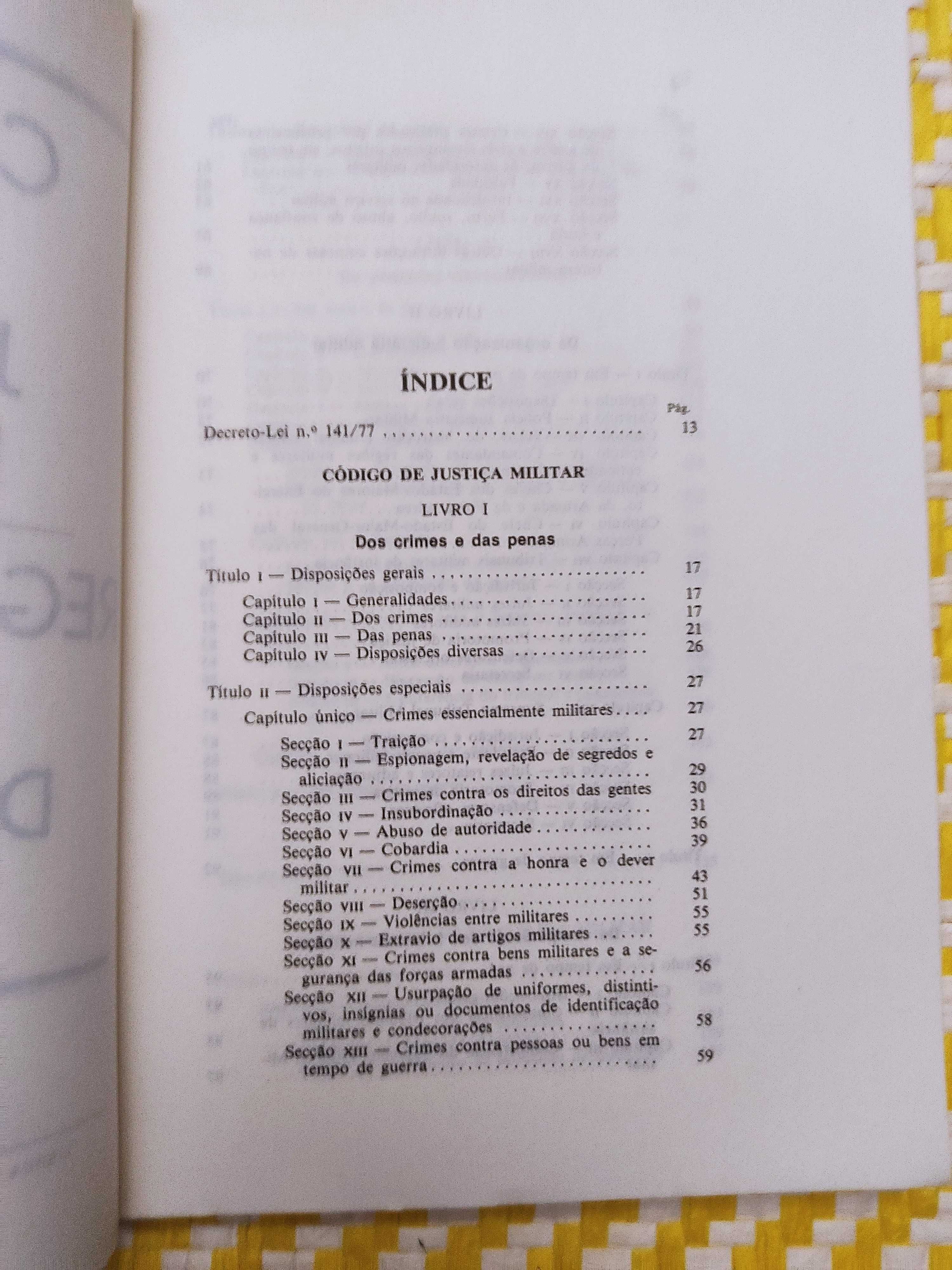 Conselho da revolução CÓDIGO DE JUSTIÇA MILITAR