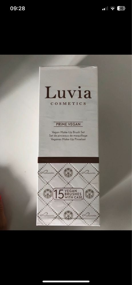 15 pędzli do malijażu make up Luvia cosmetics nowe