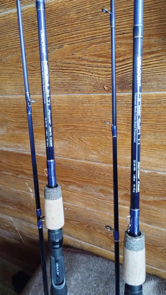 Dwa kije Dragon Magnum Cast 40-120g i 10-42g