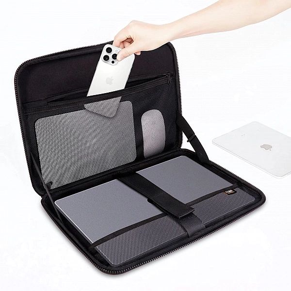 Pokrowiec Tech-Protect Kevlar Pro na laptopa 15-16" - czarny