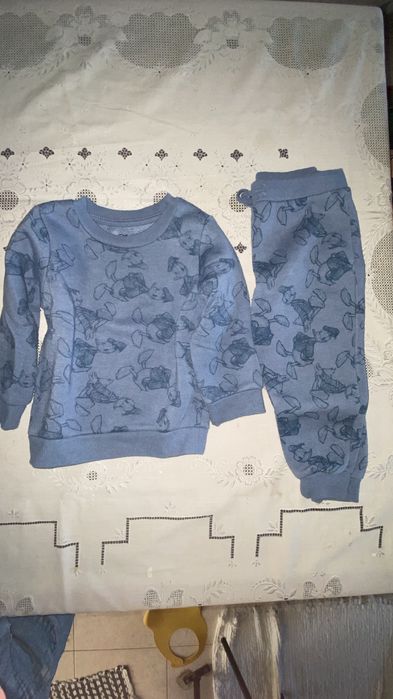 conjunto azul da disney