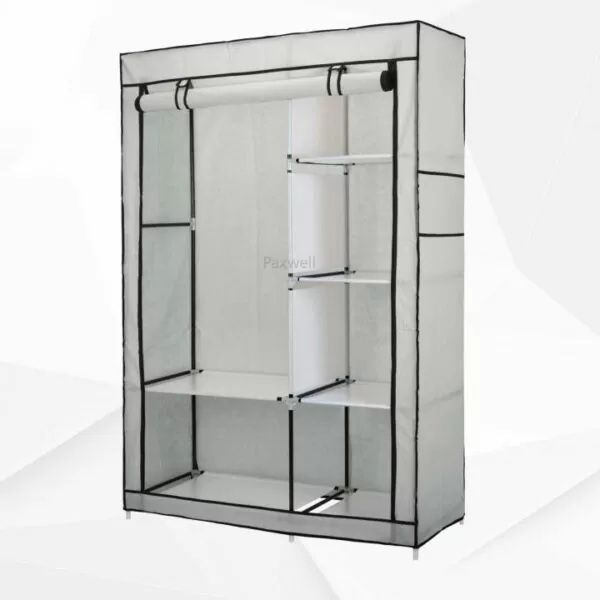 Тканинна шафа складана STORAGE WARDROBE KM-105 на 2 секції (106х45х170