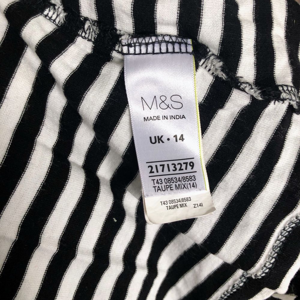 M&S wiskozowa bluzeczka w paseczki 42