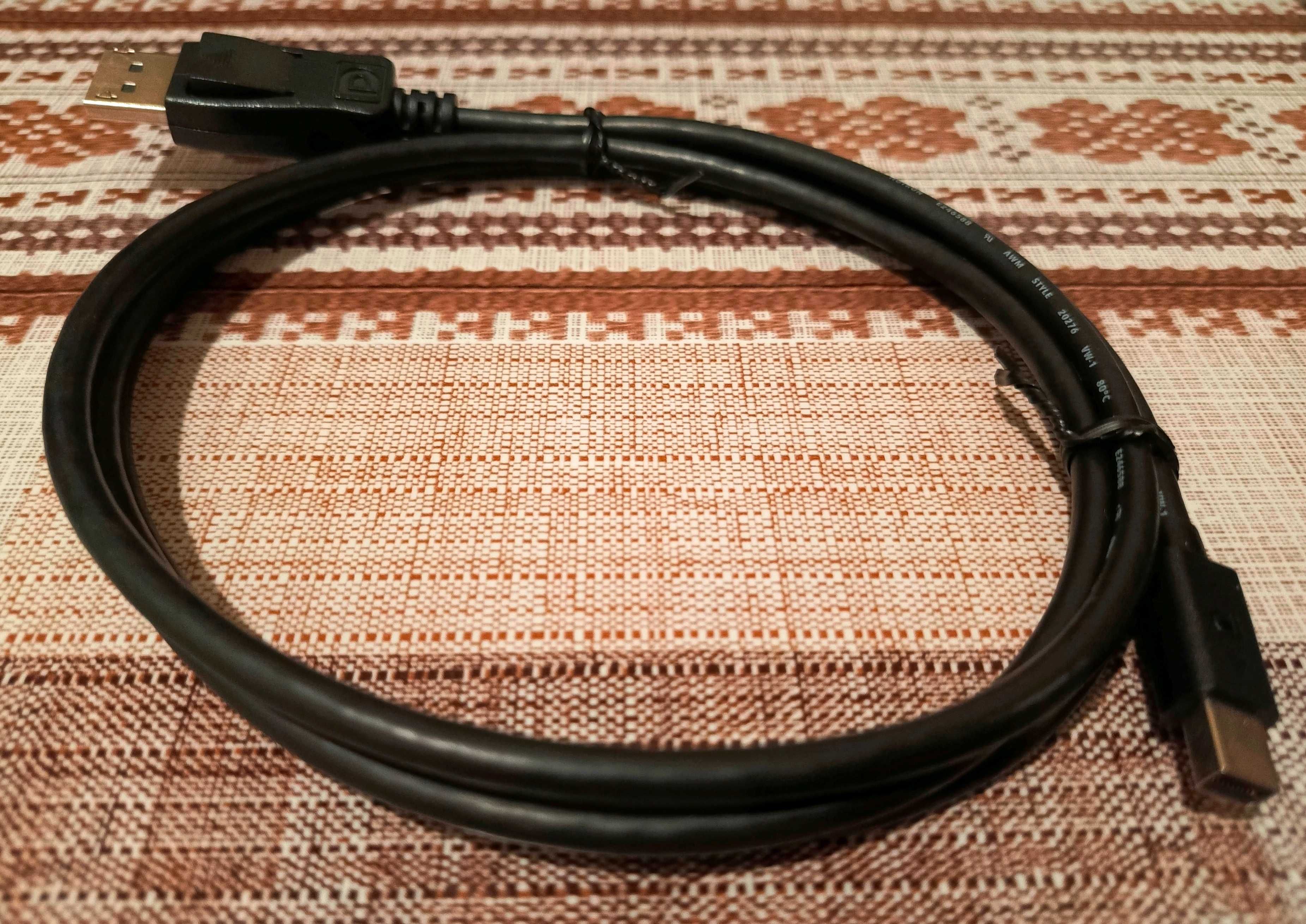 Продаю новий кабель DisplayPort (miniDP-DP) ''HOTRON'' 1,5m
