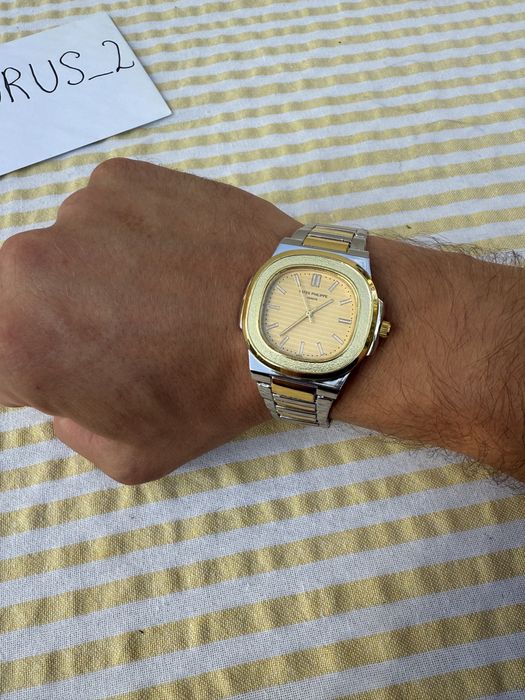 Nautilus Gold zegarek nowy zestaw
