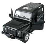 Autko R/C Land Rover Defender RASTAR Czarny Auto zdlanie sterowane