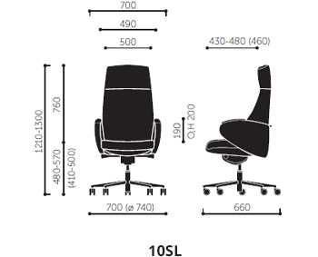 Fotel biurowy Profim Format 10SL