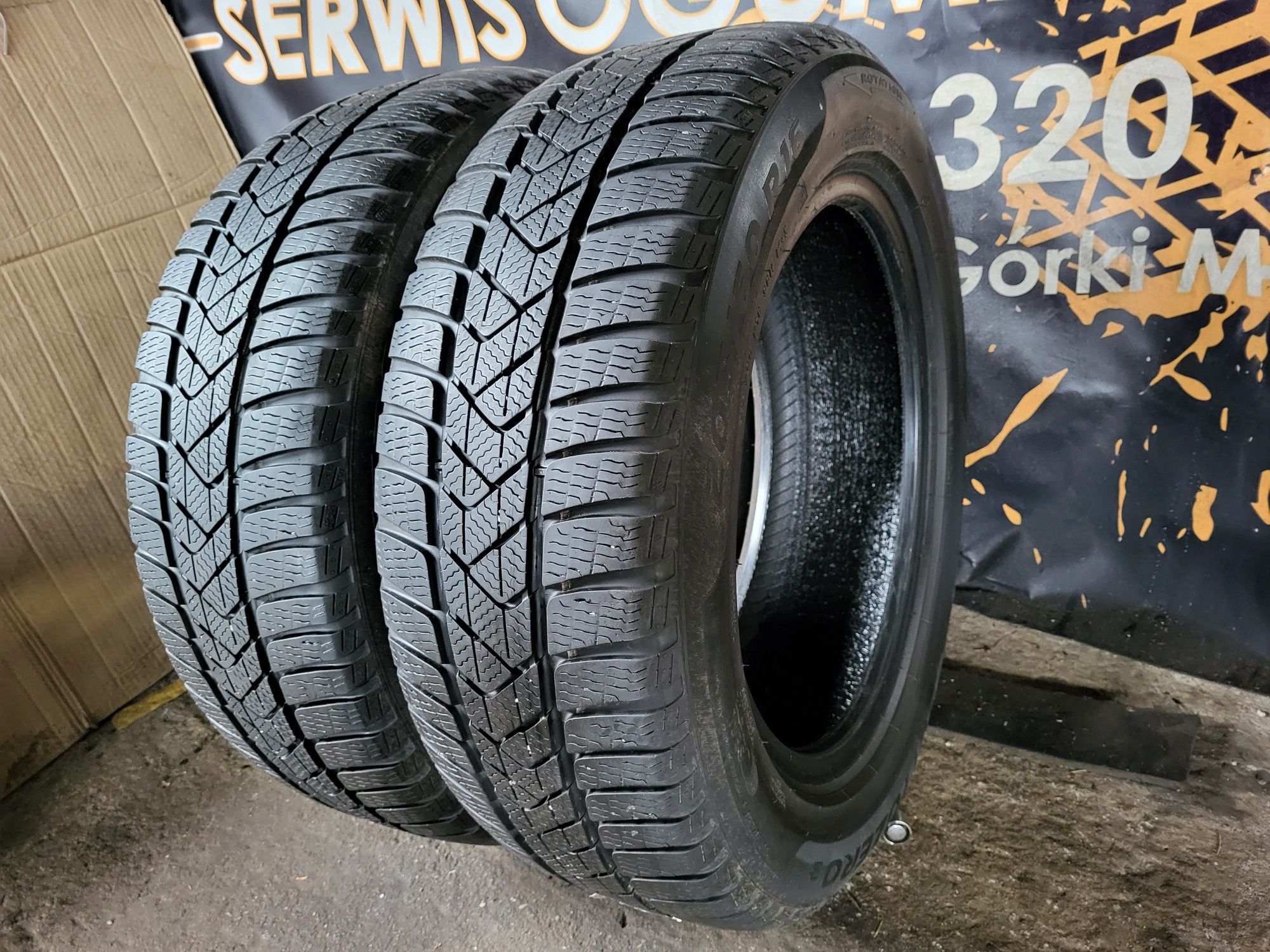 Opony zimowe 205/60/16 Pirelli 6,4mm