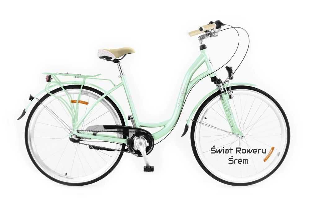 Rower miejski na komunię 26 cali Storm Dublin amor 3bieg Shimano Nexus