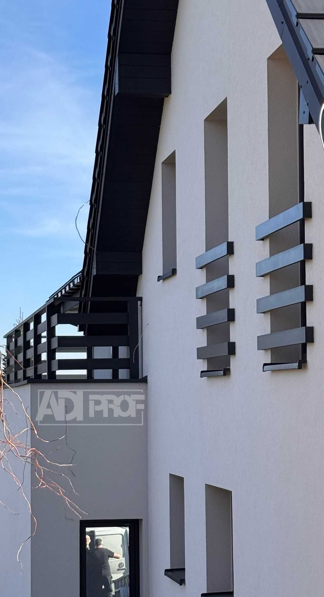 Balkon francuski aluminiowy balustrada francuska aluminium