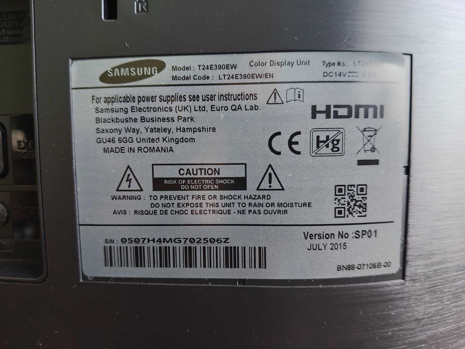 Monitor z funkcją TV Samsung T 24E390EW