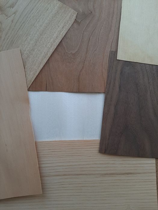 Кромка , Шпон  ясеня, вільха, дуб, сосна, махагон, евкаліпт, кото, інш