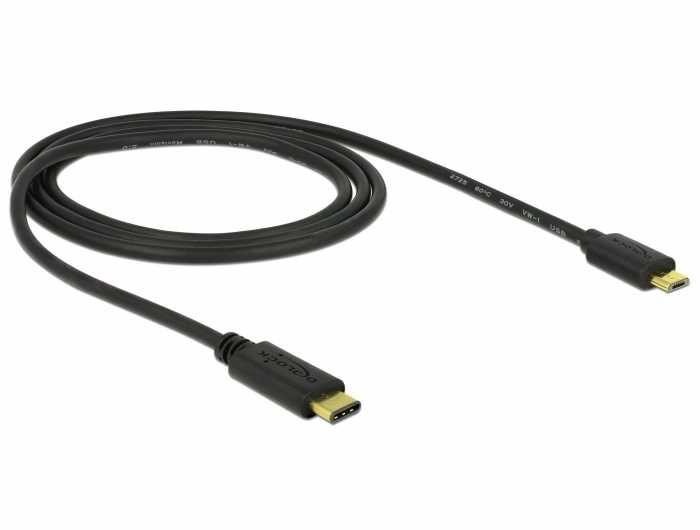Delock Przewód Kabel USB Type-C 2.0 - USB 2.0 Długość 2 metry