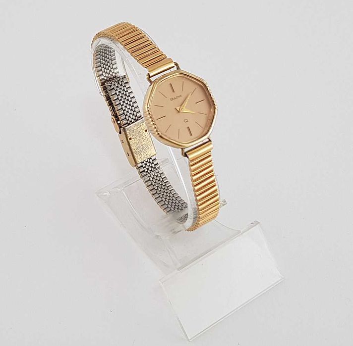 Damski zegarek BULOVA - kwarcowy - ośmiokątna koperta