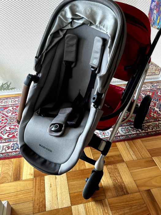 Carrinho duplo Maxi Cosi- Lila Duo Kit pouco usado + capas de chuva