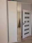 Ikea Szafa PAX / FORSAND/ÅHEIM, biały/lustro, 75x60x236 cm