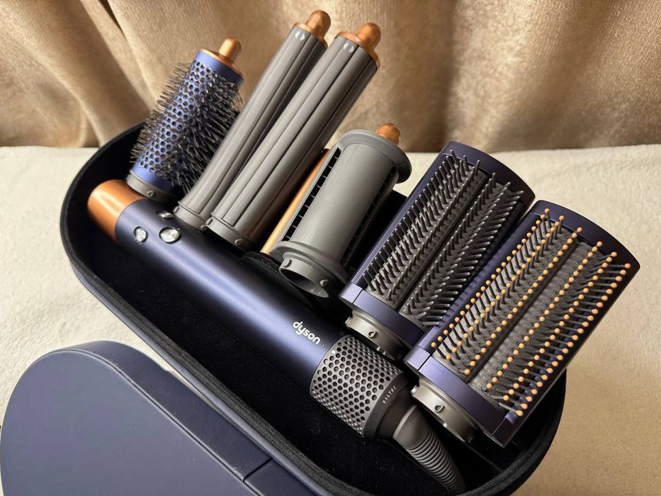 Стайлер Дайсон Dyson complete long nickel cooper сірий