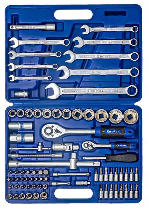 Набір інструментів комбінований 82 пр. 1/2"-1/4" King Roy