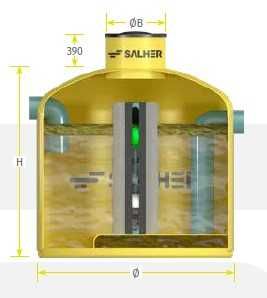 Separador Hidrocarbonetos 1000 L