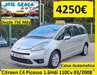 Citroën C4 Grand Picasso 1.6Hdi 110cv CX/Auto 7 Lugares 03/2008