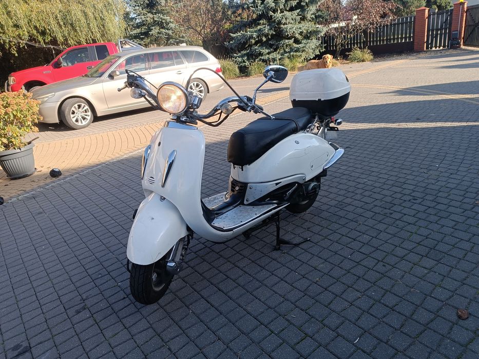 Skuter retro 50 zamiana zamienię motocykl quad cross bus prl auto