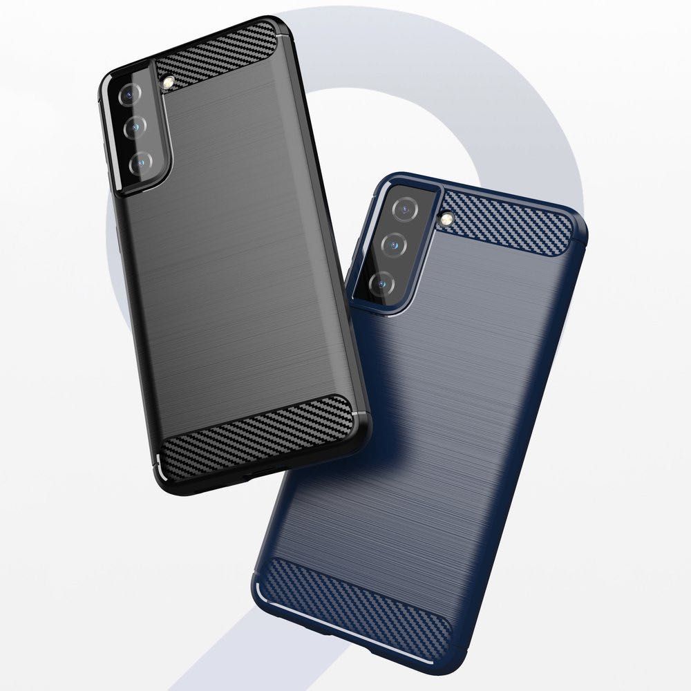 Carbon Case elastyczne etui Samsung Galaxy S21 Plus Blue