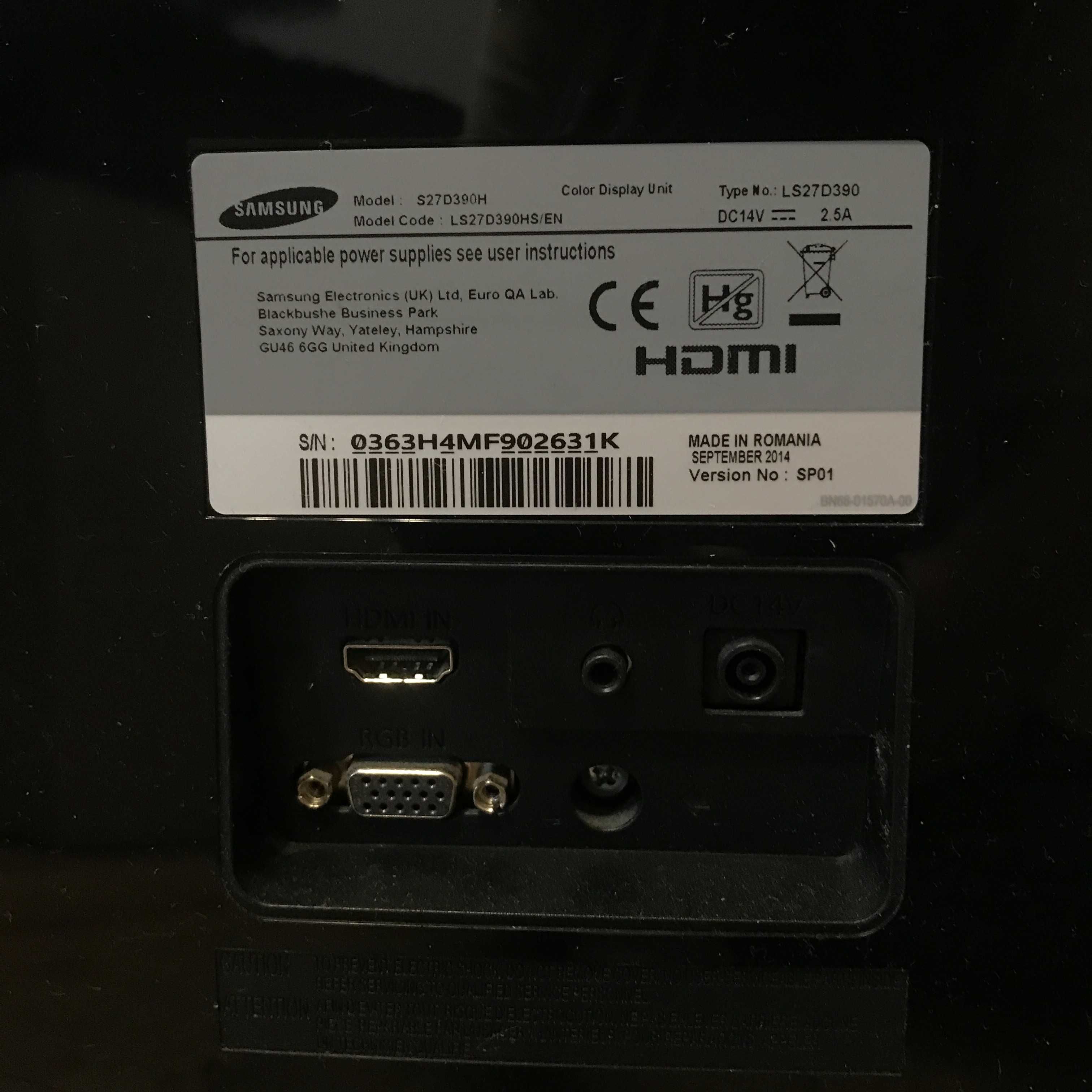Samsung S27D390!