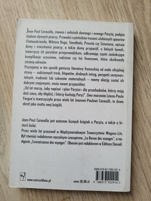 Paryż śladami pisarzy - J. P. Caracalla