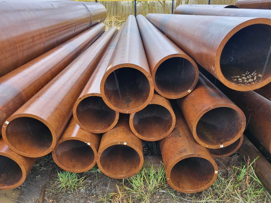 Rura stalowa fi 355 x 25 S355J2H  Długości 7,71/7,74 mb