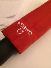 Nowy Oryginalny parasol Omega z etui składany kompaktowy