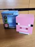 MINECRAFT Lampka nocna świnka USZKODZONA