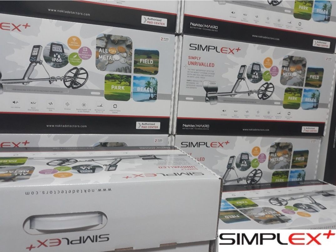 Металошукач Новий  Nokta Makro Simplex+  / Офіційна гарантія/МАГАЗИН