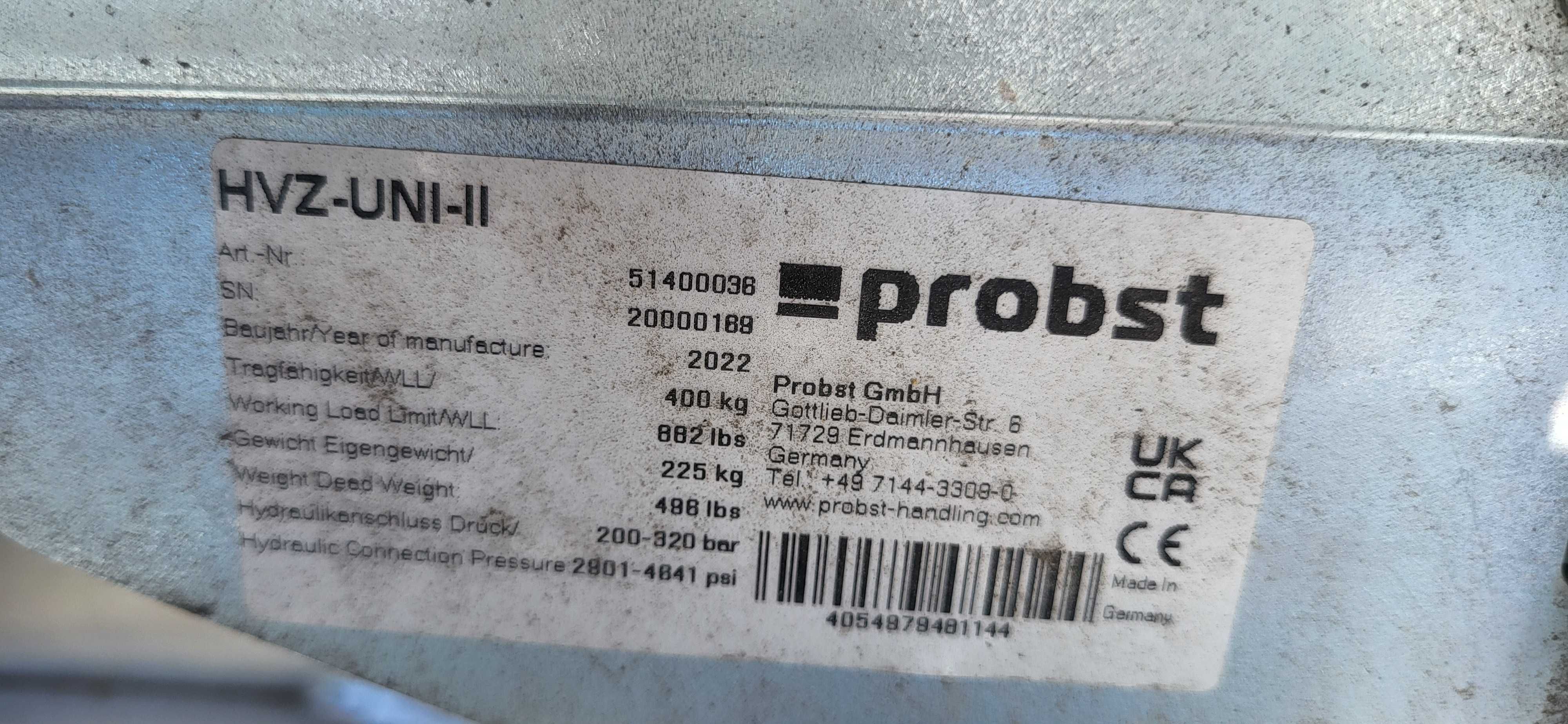 Chwytak kleszcze do układania kostki Probst HVZ uni  optimas