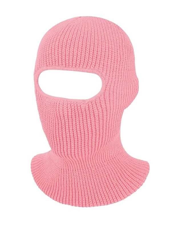 KOMINIARKA Balaclava Różowa 1 Otwór Maska