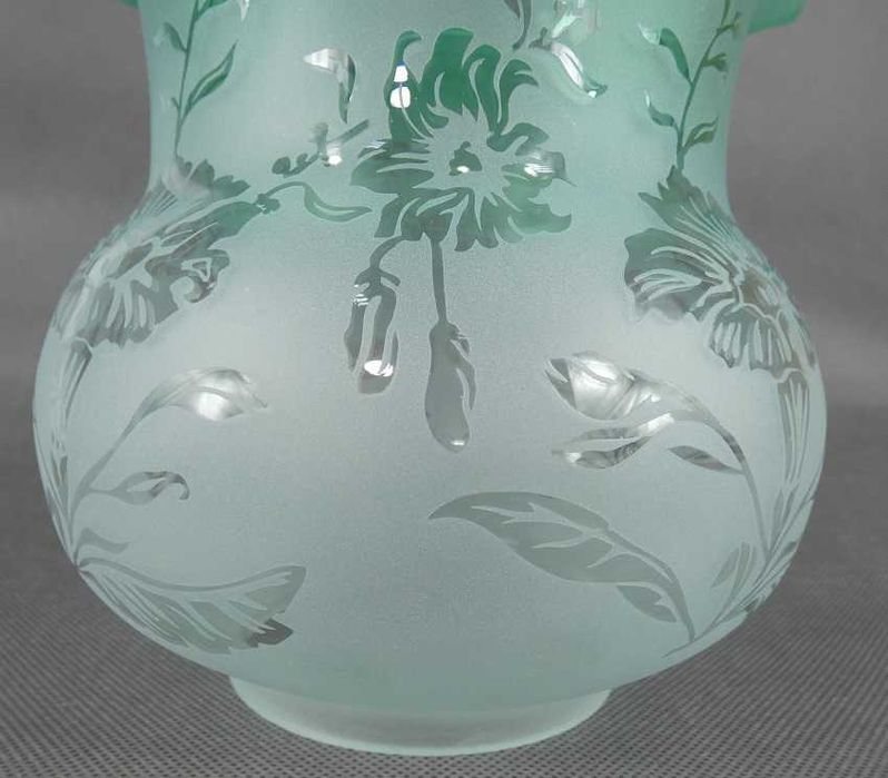 Zielony TULIPAN klosz LAMPA NAFTOWA 9,7 cm