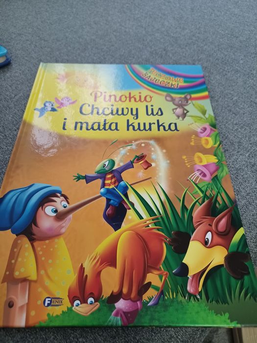 Książeczka Pinokio chciwy lis i mała kurka