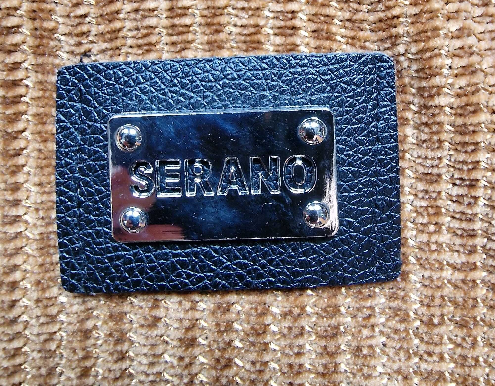 Welurowy czekoladowy sweter sweter XL, rękaw ¾