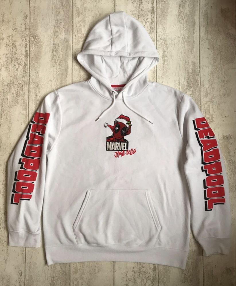Świąteczna Bluza Męska Kangurka Marvel Deadpool XXL XL Unikat Nowa !