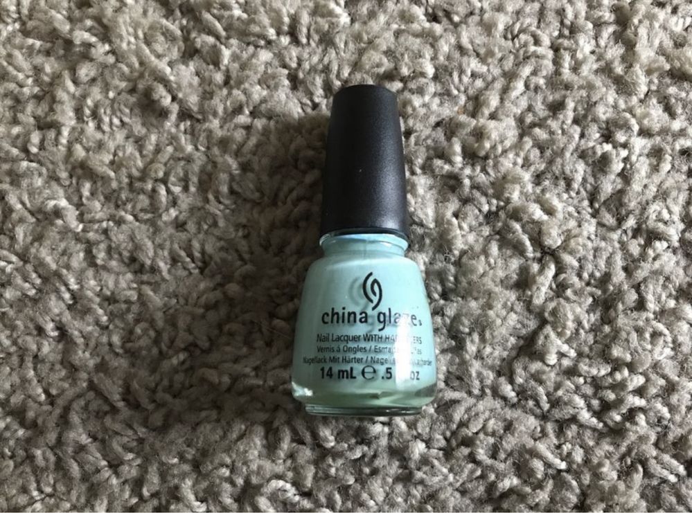 China Glaze For Audrey 14ml turkusowy tiffany lakier do paznokci