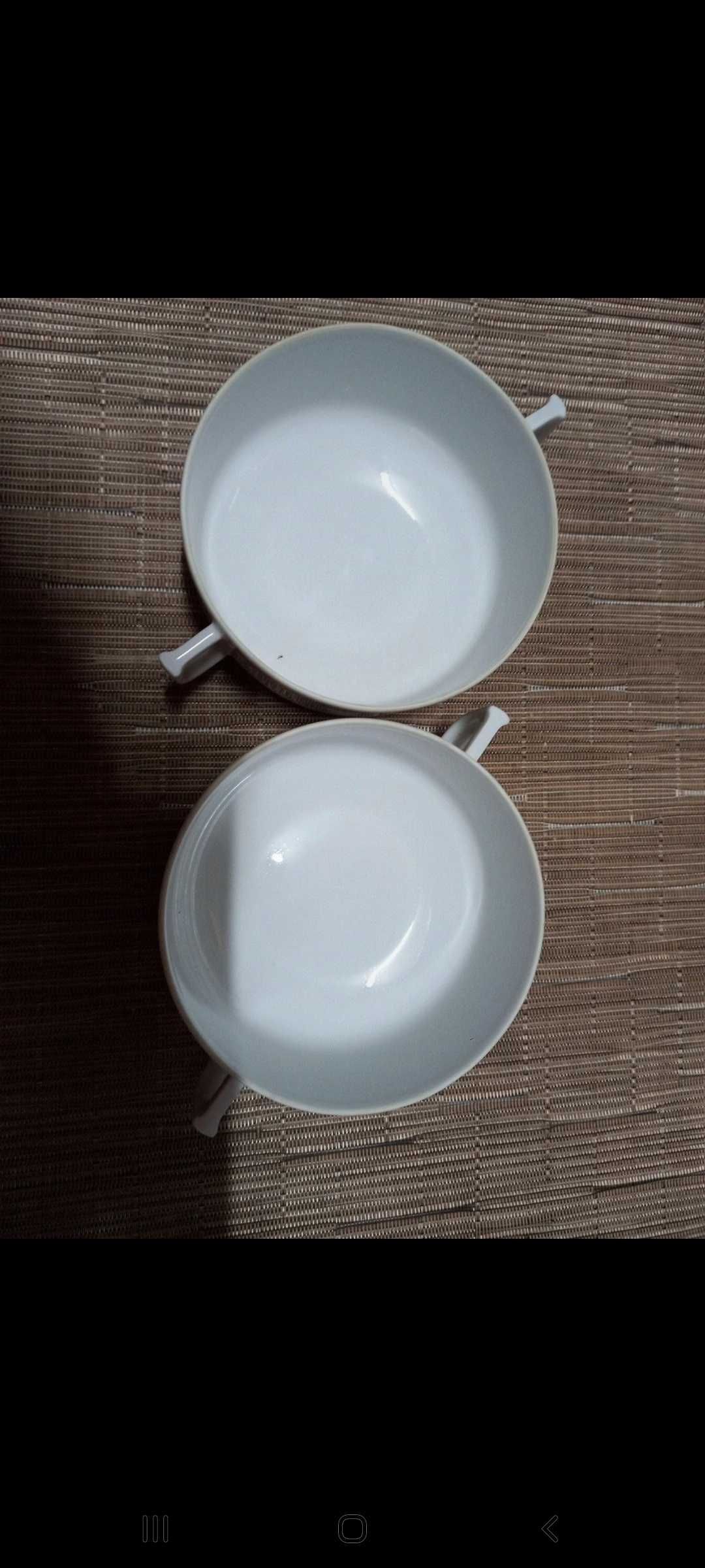 6 malgas para sopa - Porcelana de Limoges