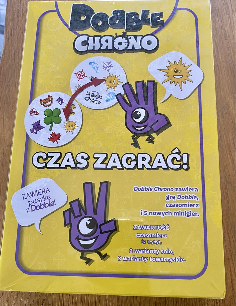 Dobble Chrono gra rodzinna edycja polska