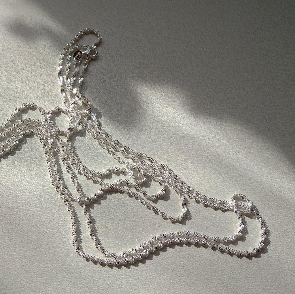 Цепочка серебро "Клеопатра" 50.55.60.70 cm