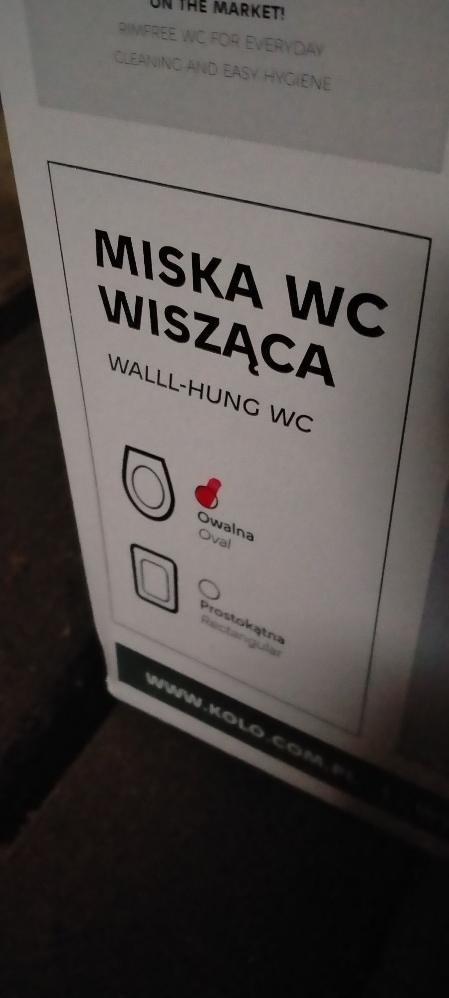 Miska WC wisząca Koło Nova Pro bezkołnierzowa z deską wolnoopadającą