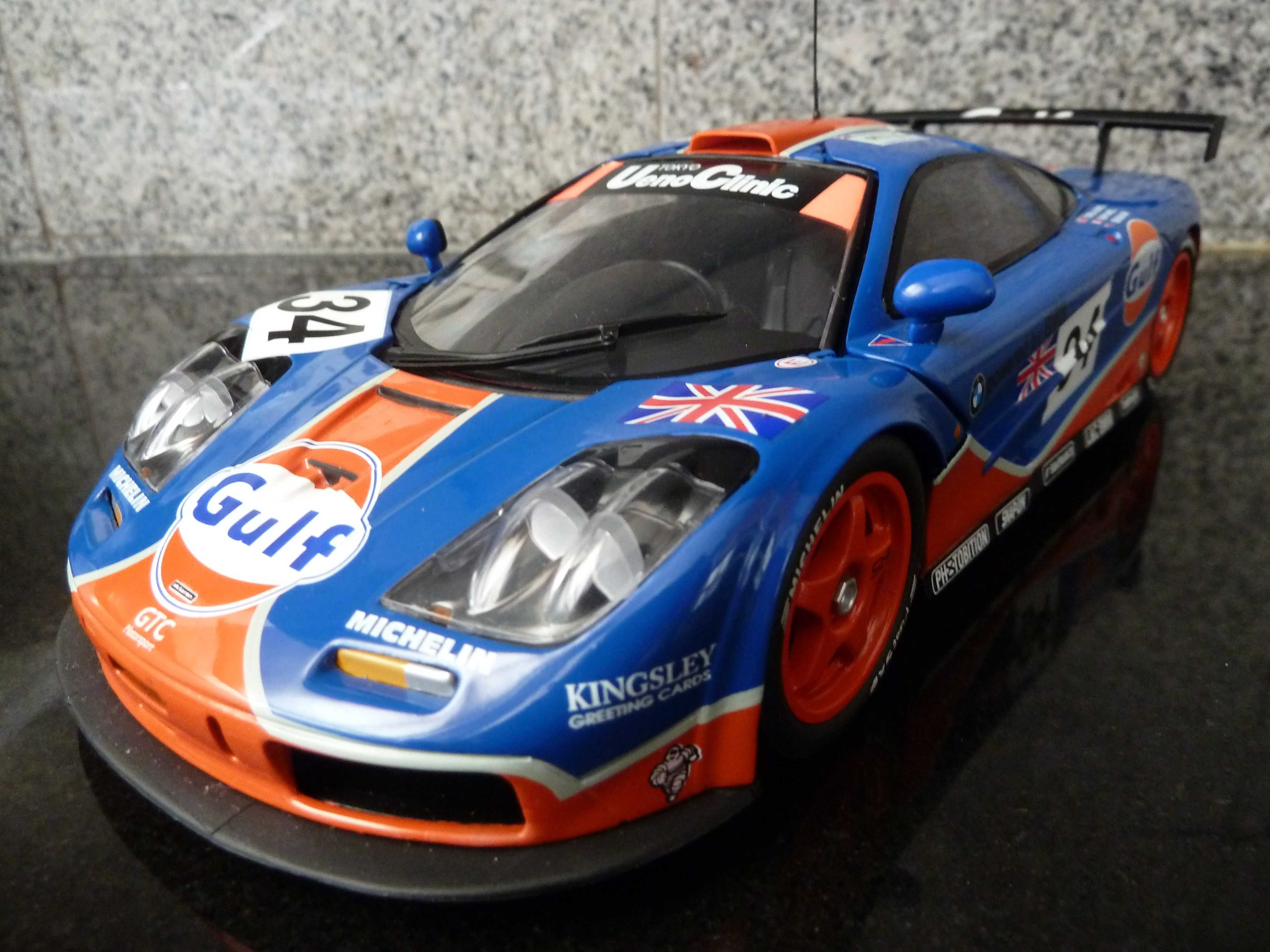 1:18 UT, McLaren F1 GTR, Gulf AutoArt Minichamps